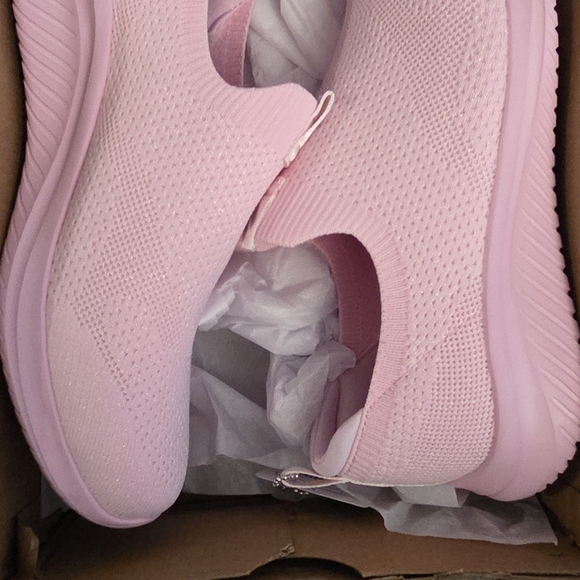 Skechers Shoes - Youth's Pink Slip-On Sneakers